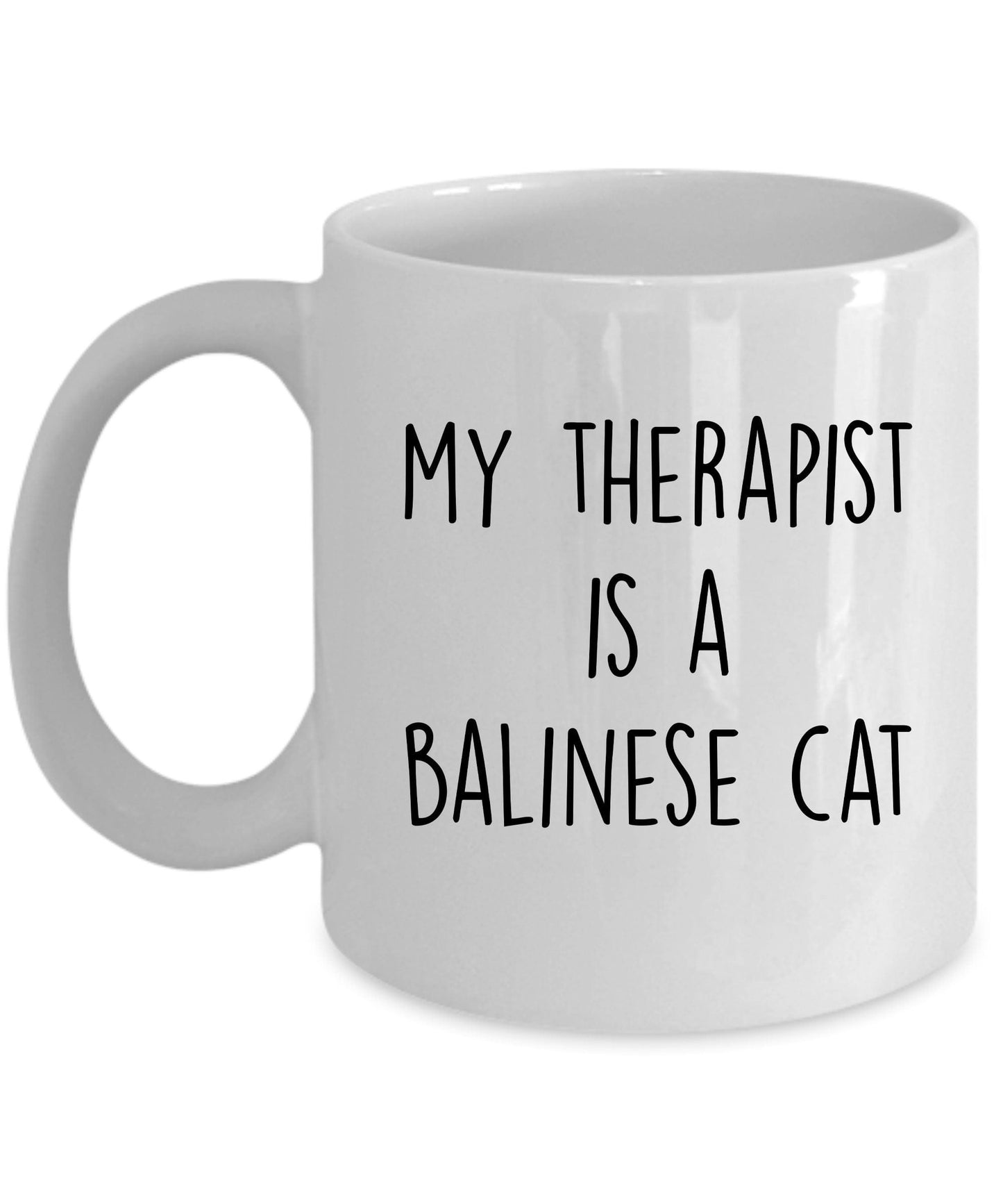 Balinese Cat Coffee Mug - My Therapist is a Balinese Cat