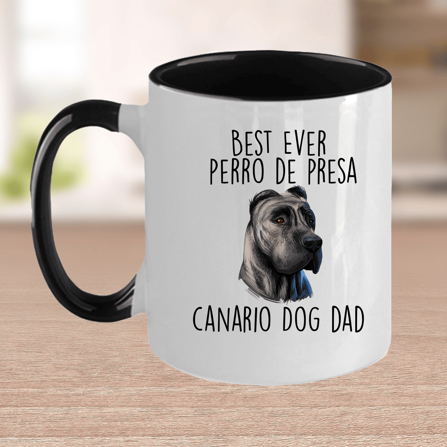 Best Ever Perro de Presa Canario Dog Dad Ceramic Coffee Mug