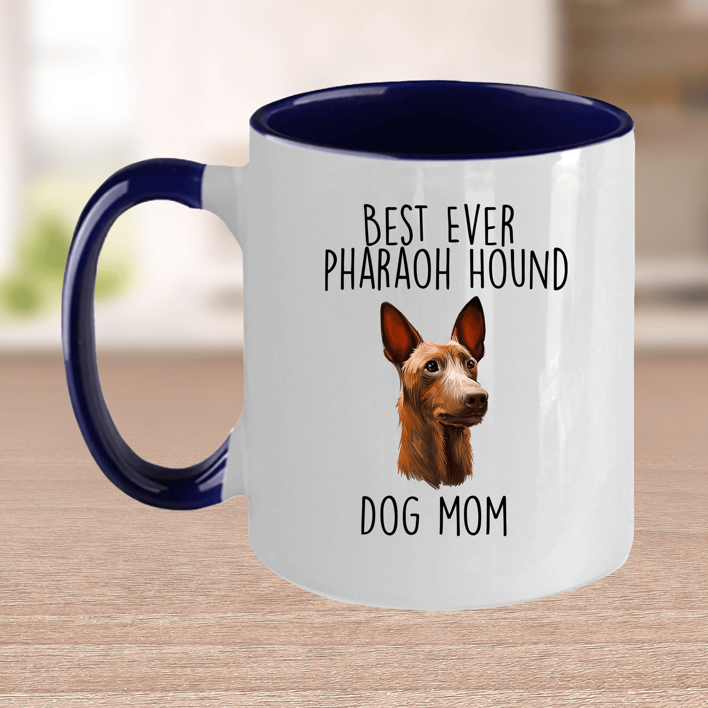 Best Ever Pharaoh Hound Dog Mom Ceramic Coffee Mug