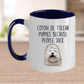 Coton de Tulear Puppies Because People Suck Funny Ceramic Coffee Mug