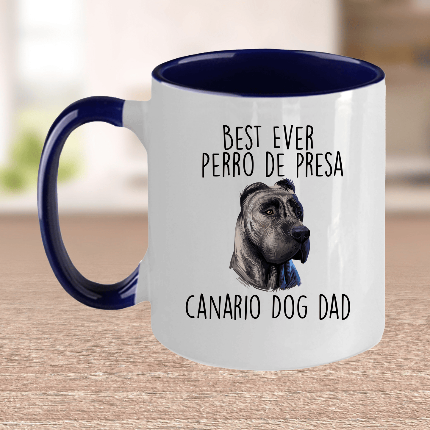 Best Ever Perro de Presa Canario Dog Dad Ceramic Coffee Mug