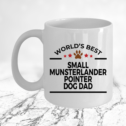 Small Musterlander Pointer World's Best Dog Dad Ceramic Coffee Mug