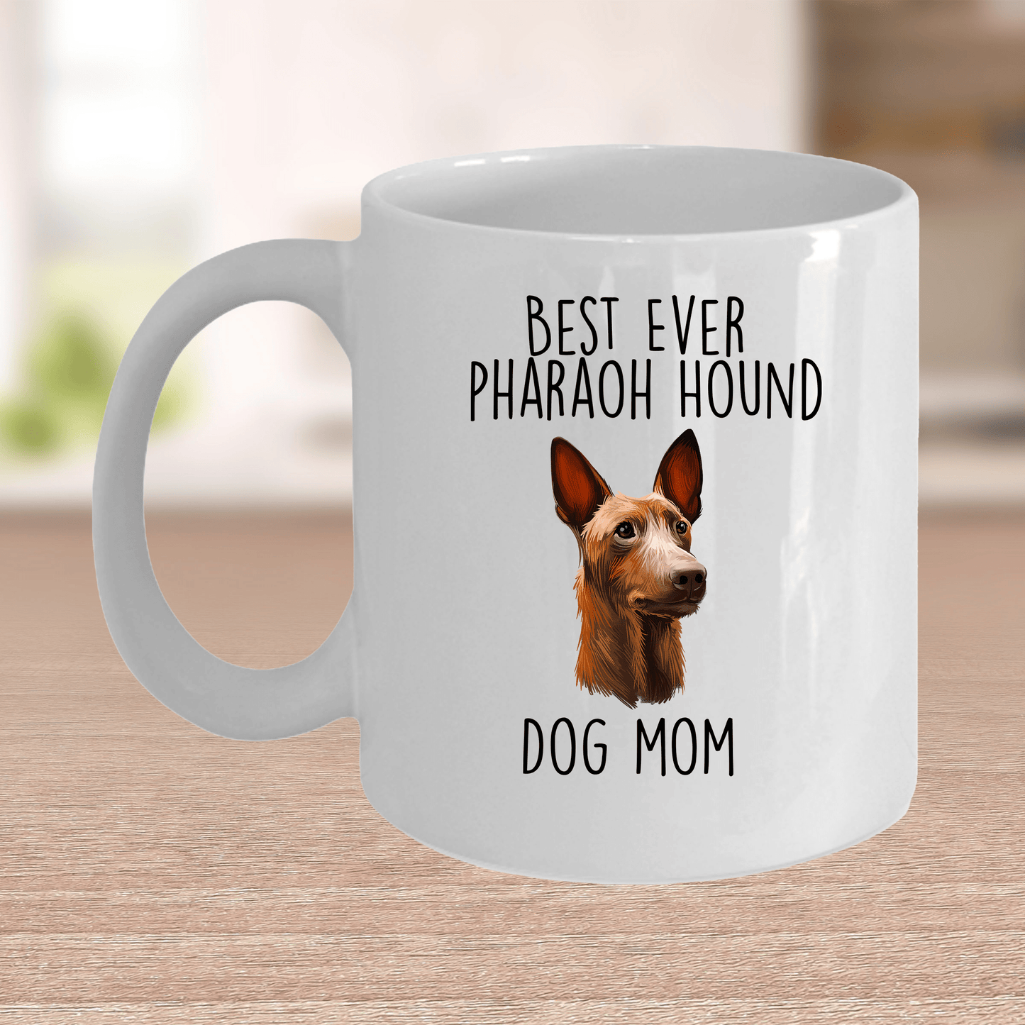 Best Ever Pharaoh Hound Dog Mom Ceramic Coffee Mug