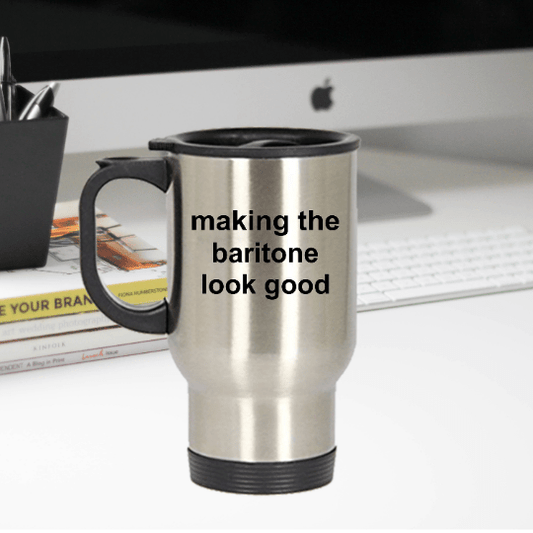 Baritone Player Funny Travel Mug