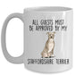 American Staffordshire Terrier - Pitbull - ceramic coffee mug - All guests must be approved