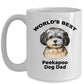 Peekapoo Best Dog Dad Coffee Mug