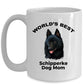 Schipperke Best Dog Mom Custom Coffee Mug