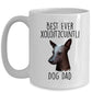 Best Ever Xoloitzcuintli Dog Dad Custom Ceramic Coffee Mug