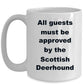 Scottish Deerhound Coffee Mug - All guests must be approved
