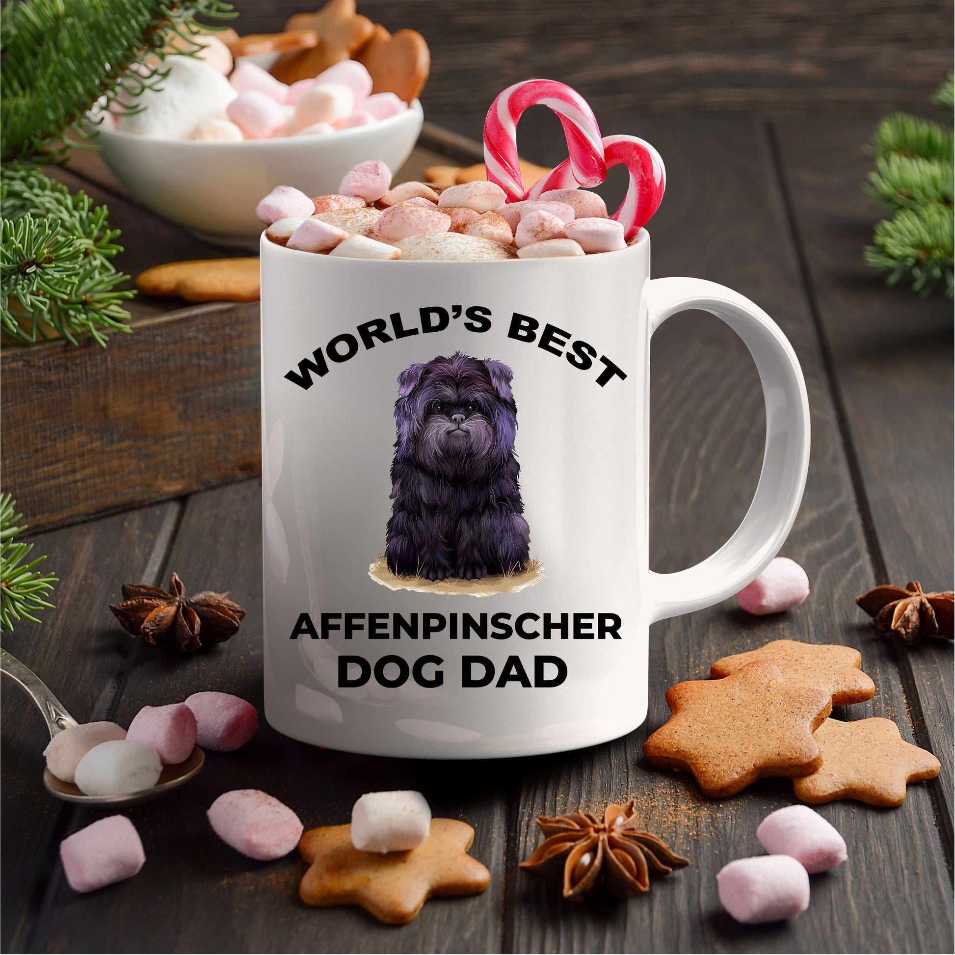 Affenpinscher Dog Best Dad Coffee Mug