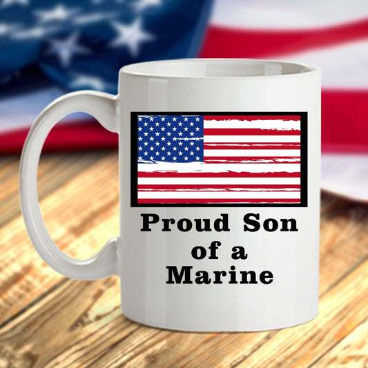 Proud Son of a Marine Coffee Mug