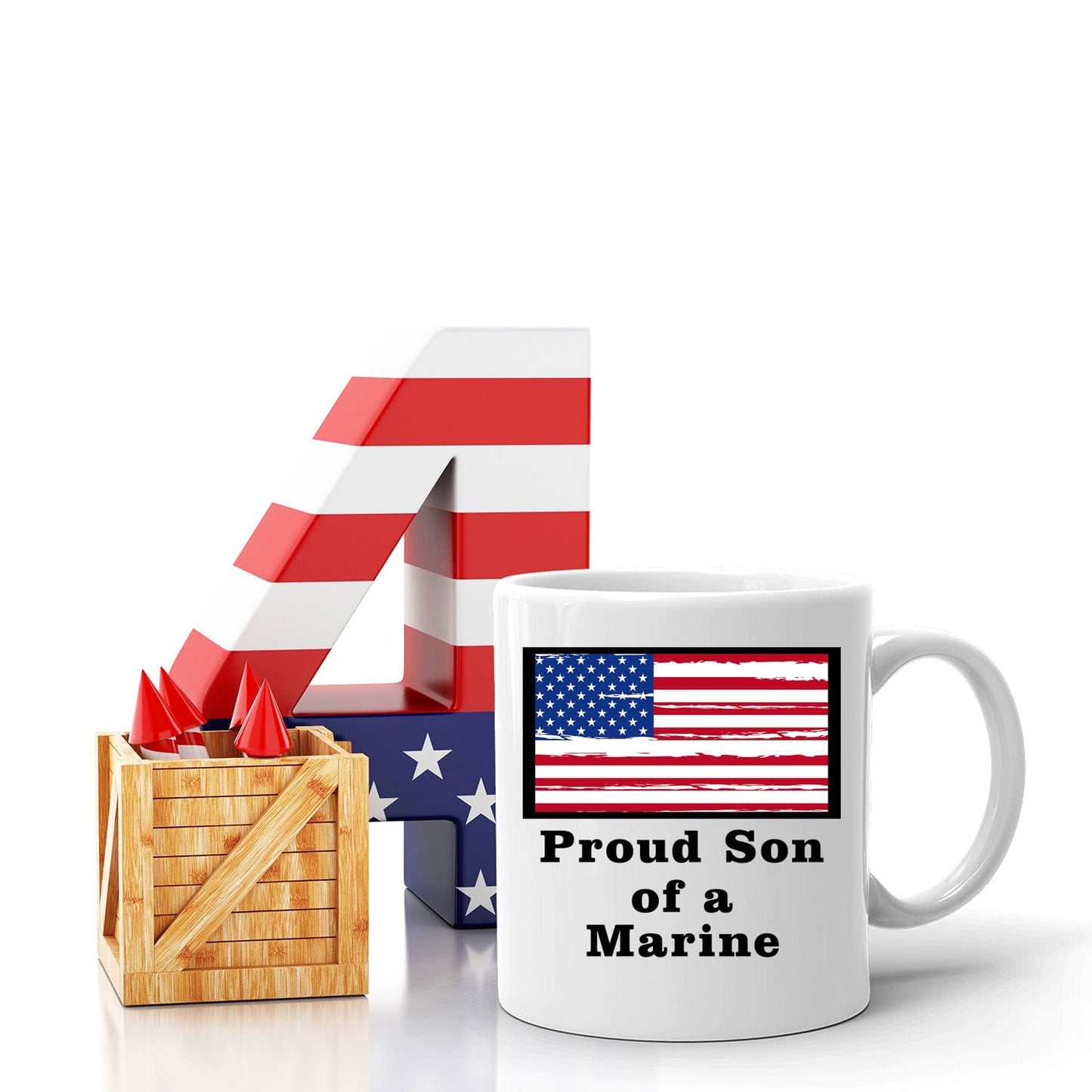 Proud Son of a Marine Coffee Mug