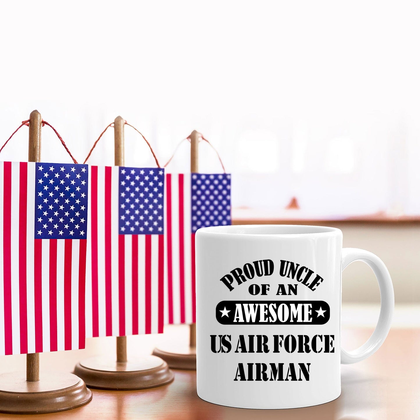 US Air Force Airman Proud Uncle Coffee Mug