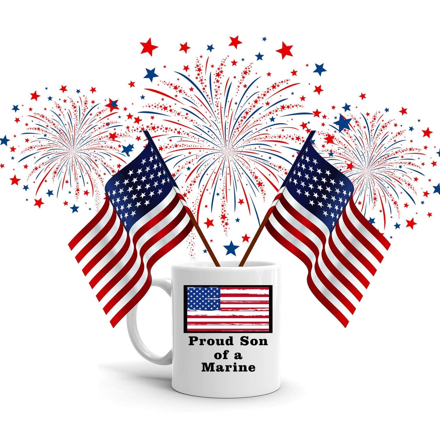 Proud Son of a Marine Coffee Mug