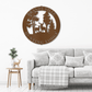 Personalized Hunting Lodge Metal Wall Art – Custom Deer Sign for Cabin, Man Cave & Outdoor Decor