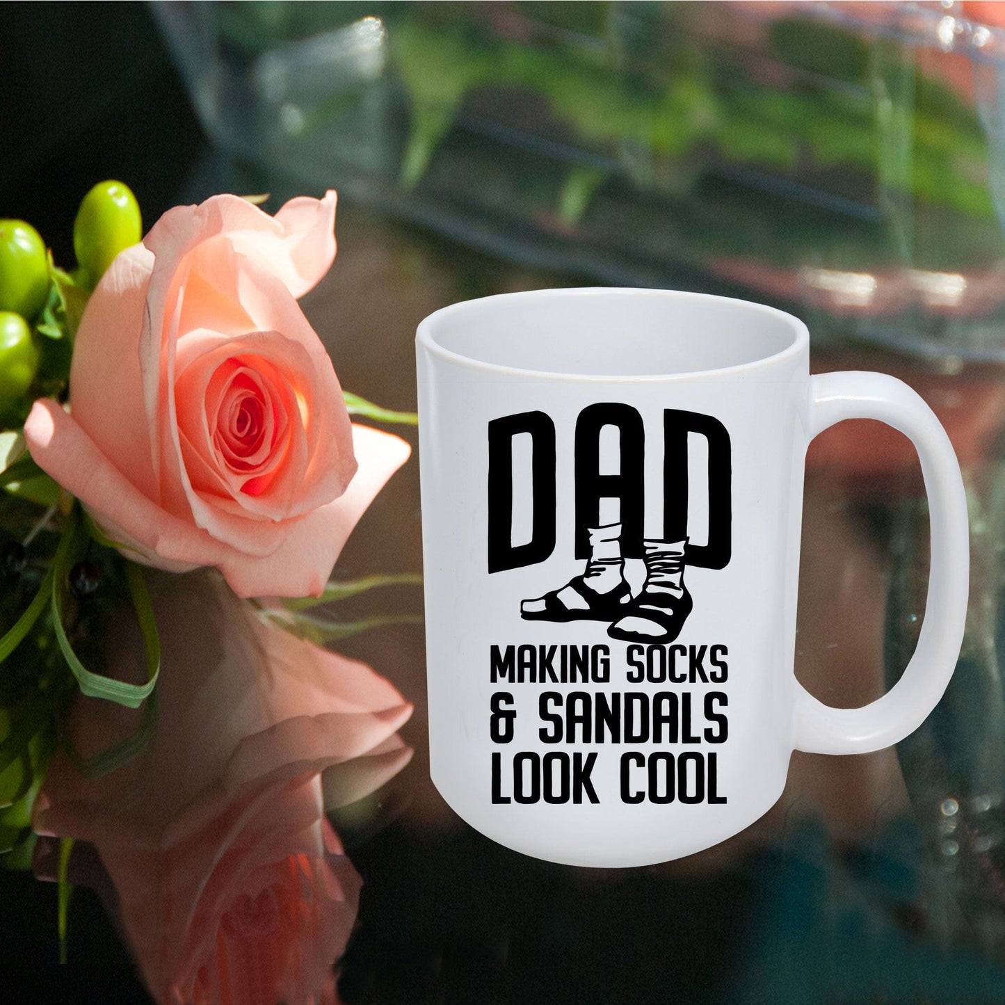 Funny Dad Coffee Mug - Gift for Father's Day - Socks and Sandals