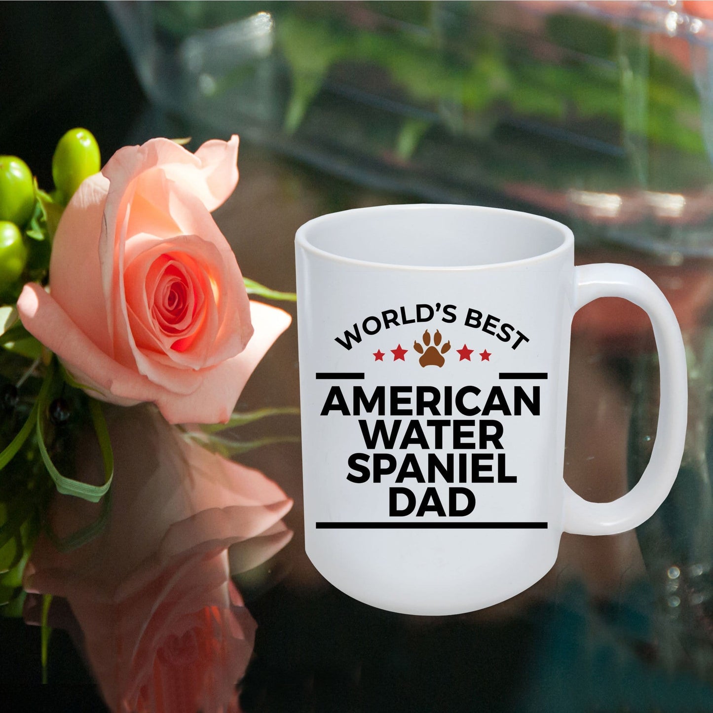 American Water Spaniel Dog Dad Coffee Mug