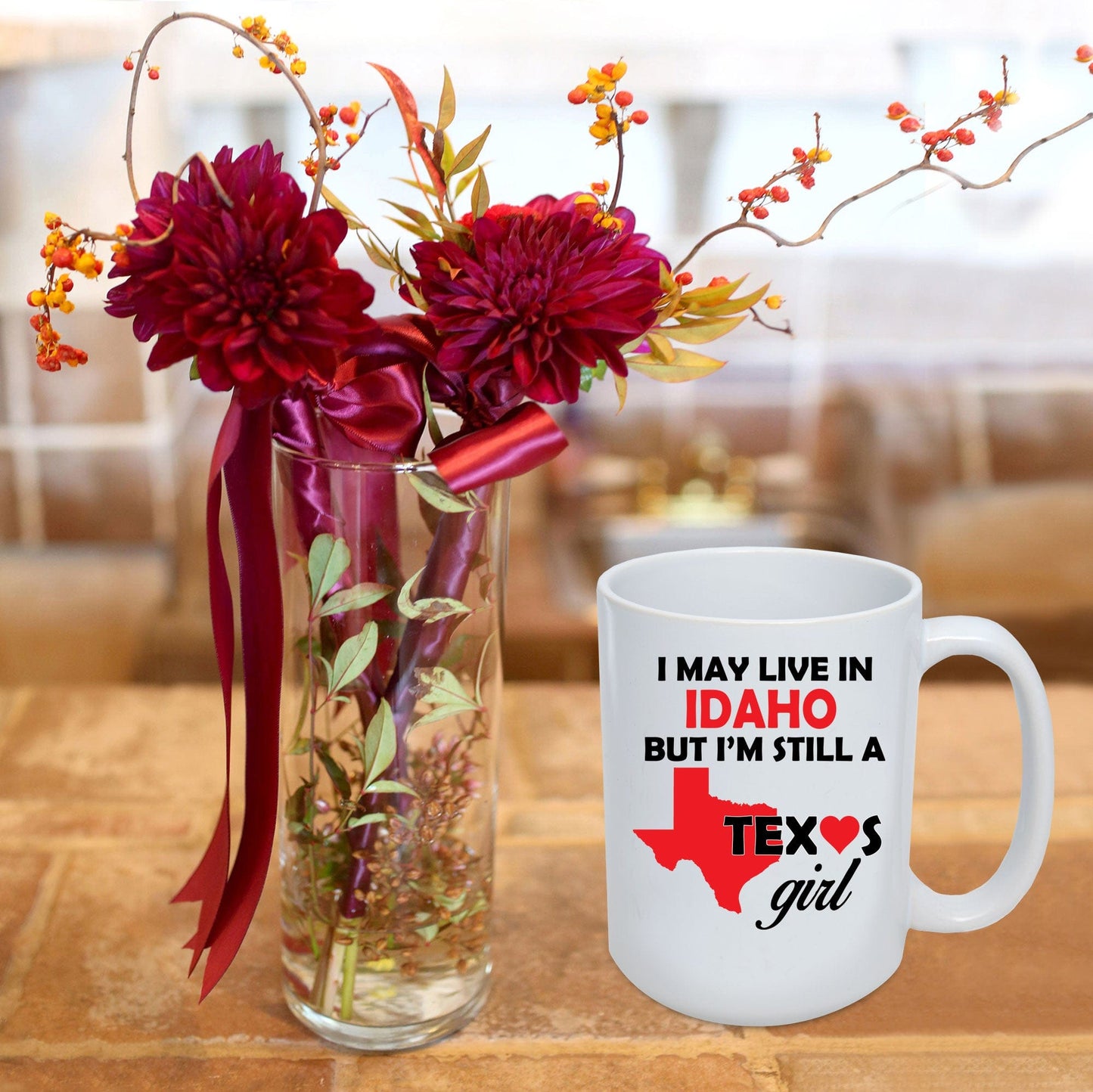 Texas Girl Living in Idaho Coffee Mug