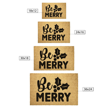 Be Merry Outdoor Mat