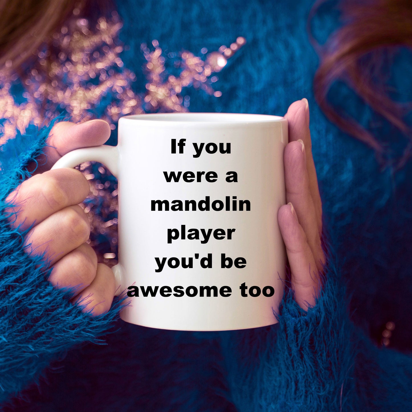 Mandolin Player Coffee Mug