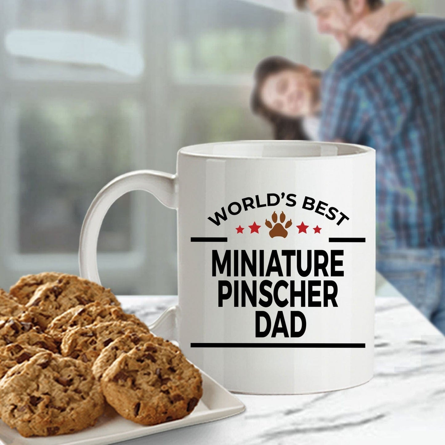 Miniature Pinscher Dog Dad Coffee Mug