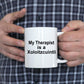 Xoloitzcuintli Dog Funny Gift Therapist Ceramic Coffee Mug