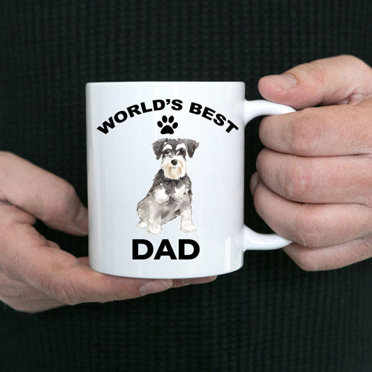 Miniature Schnauzer Best Dad Coffee Mug