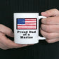 Proud Dad of a Marine Coffee Mug