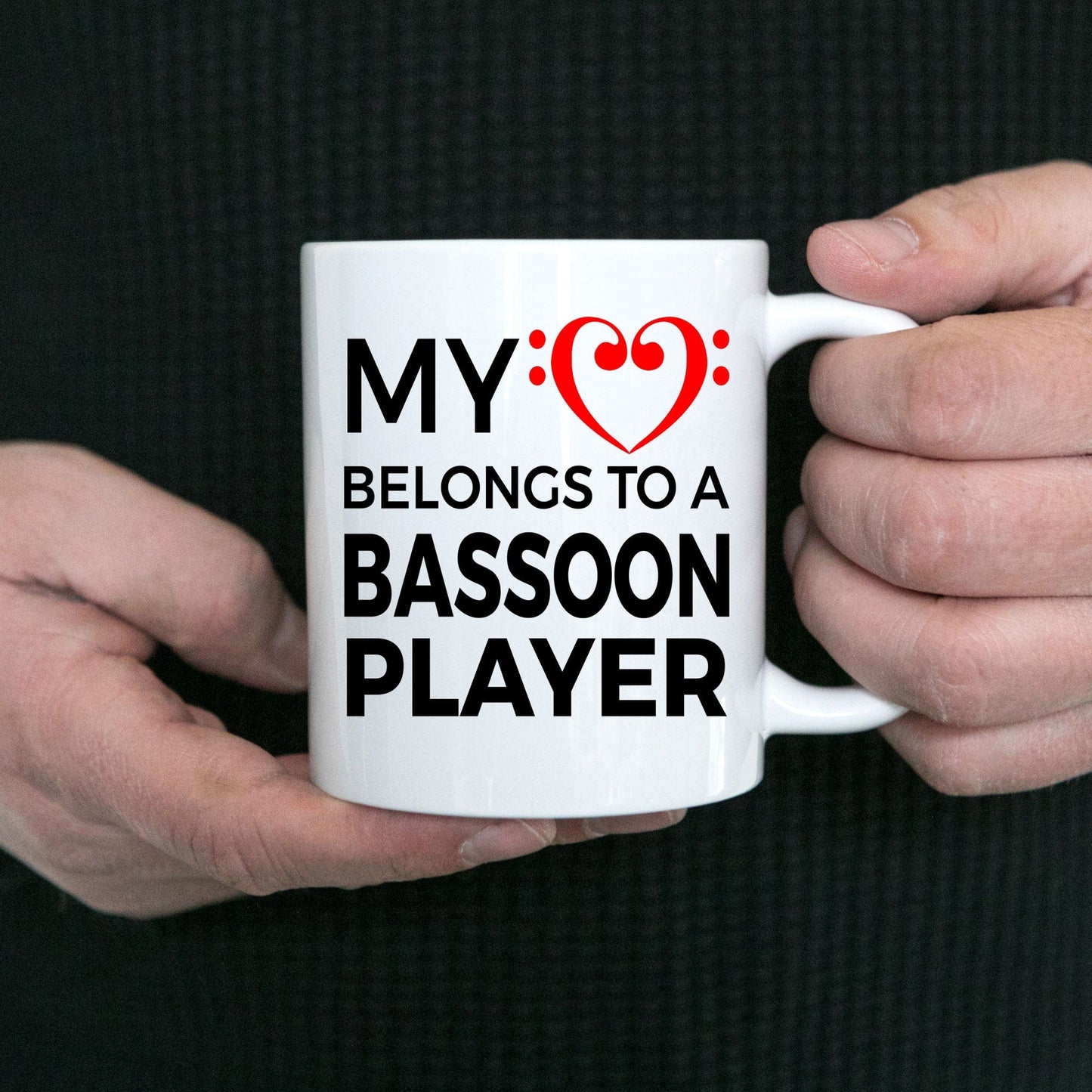 Bassoon Player Mug - My Heart Belongs To A Bassoon Player