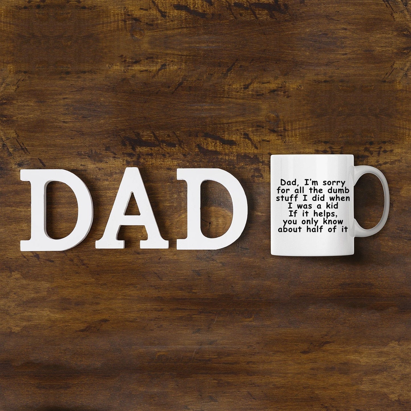 Sorry Dad Funny Father's Day Mug