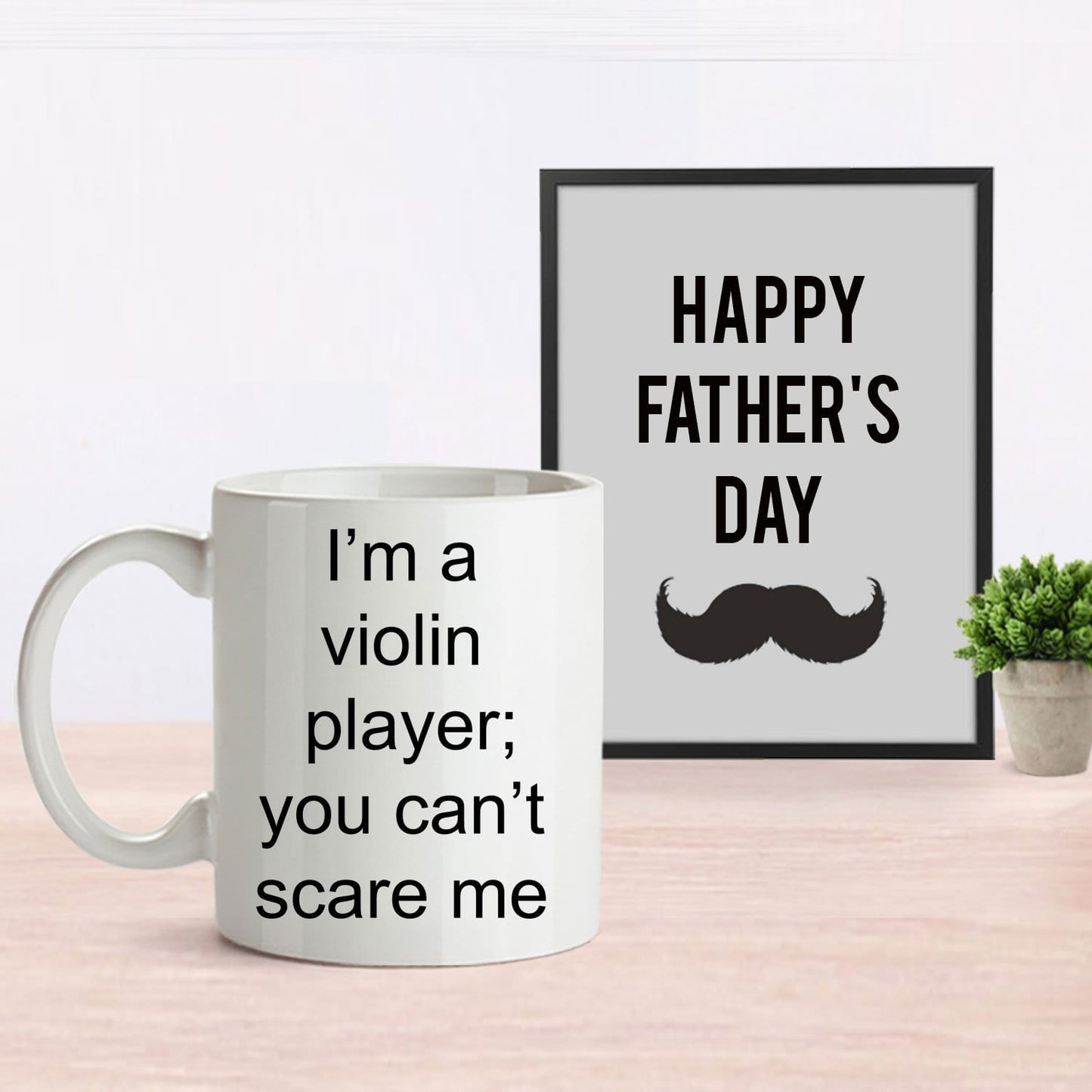 Violin Player Mug - I'm a Violin Player; You Can't Scare me Funny