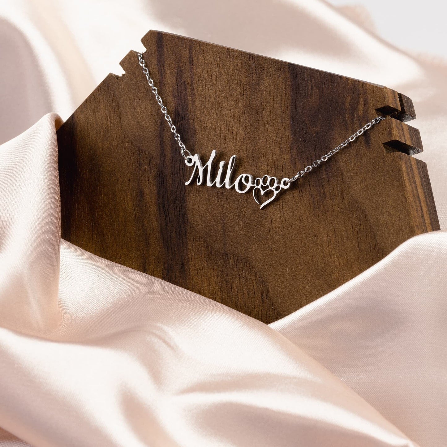 Gift for Dog Mom Personalized Necklace