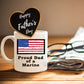 Proud Dad of a Marine Coffee Mug
