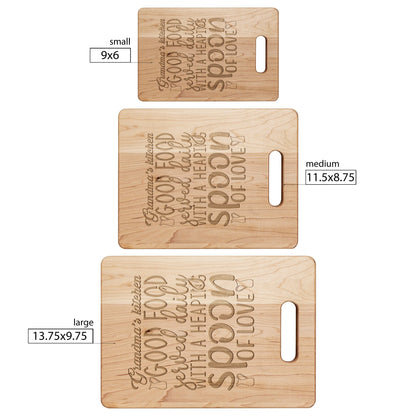 Grandma's Kitchen Cutting Board