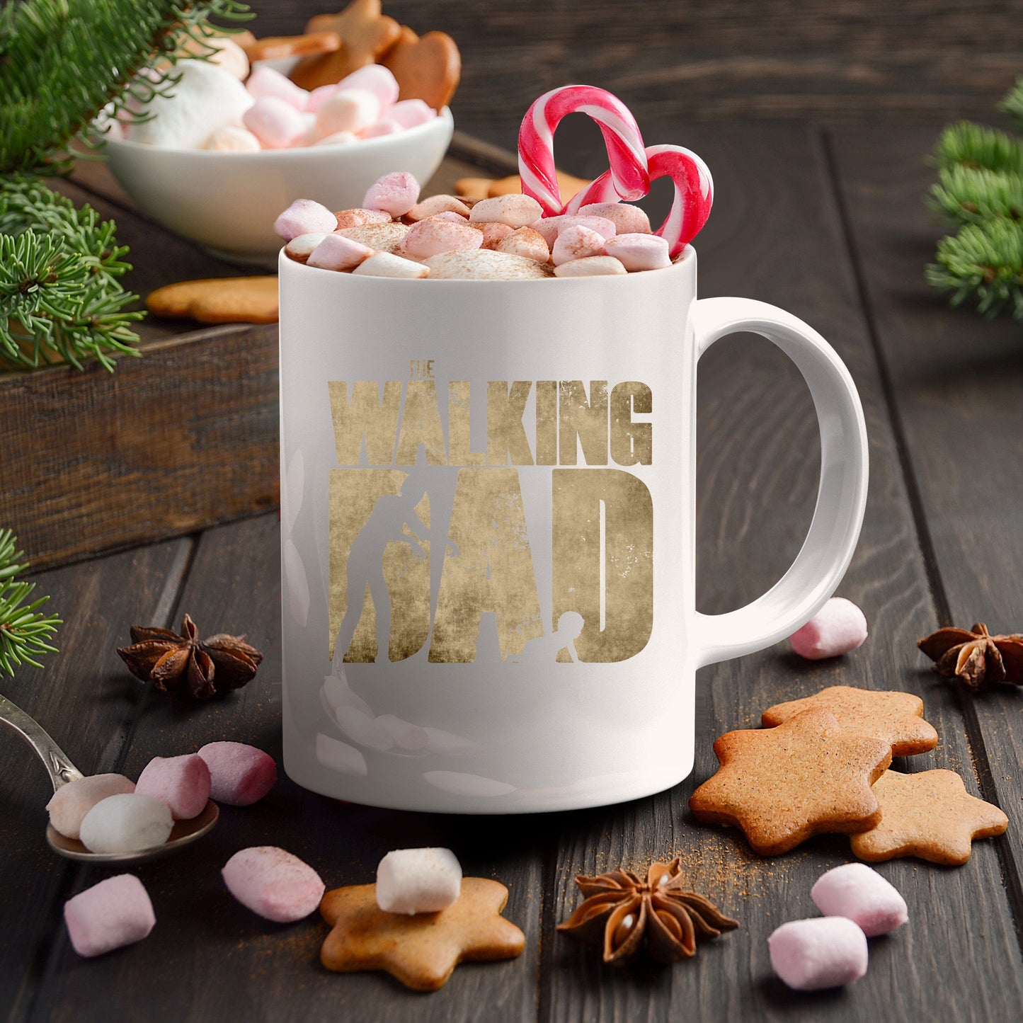 Funny Dad Mug - The Walking Dad