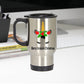 Unicorn Christmas Travel Tumbler Mug