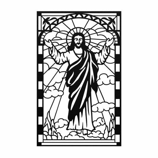 Jesus Ascension - Easter Wall Decor - Three Days - Christian Metal Art