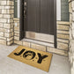 Joy Christmas Snowman Outdoor Mat