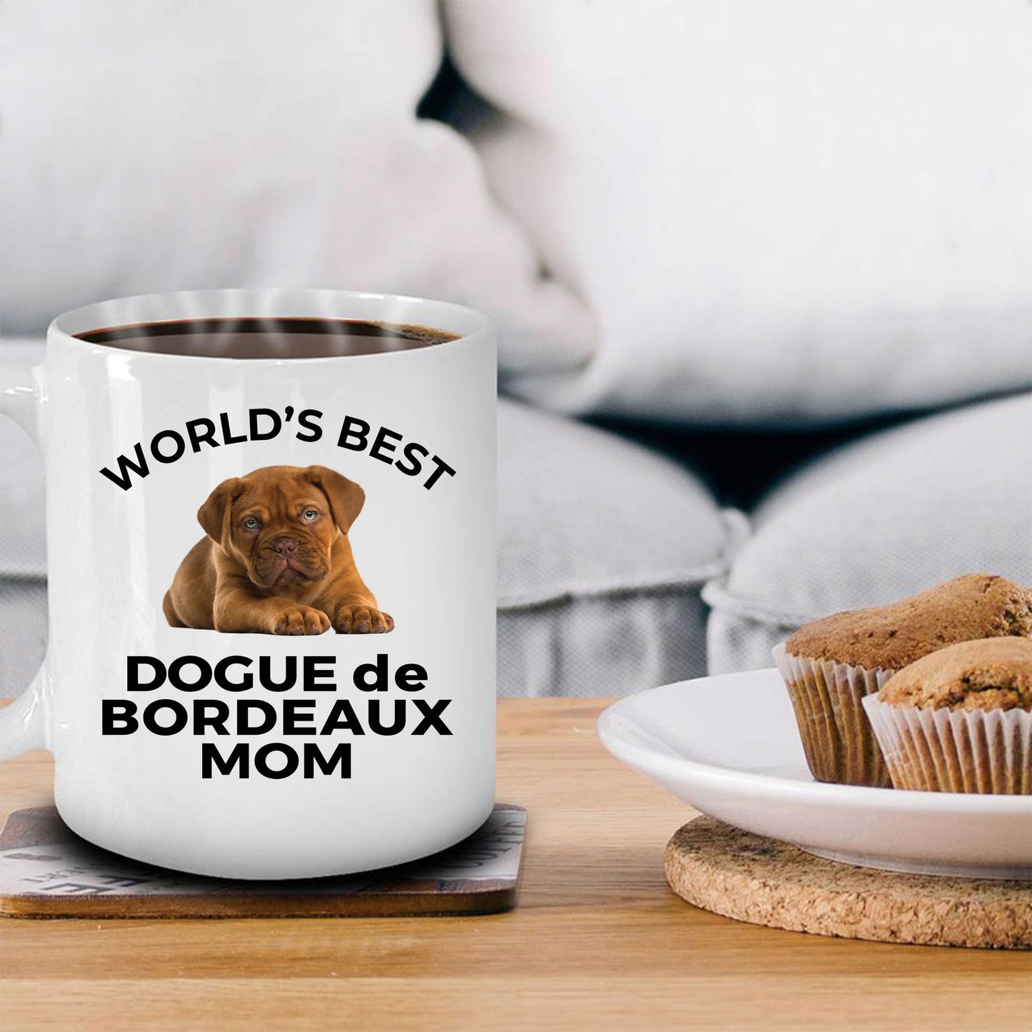 Dogue de Bordeaux Puppy Dog Mom Coffee Mug