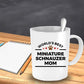 Miniature Schnauzer Ceramic Coffee Mug World's Best Mom Dog Lover Gift