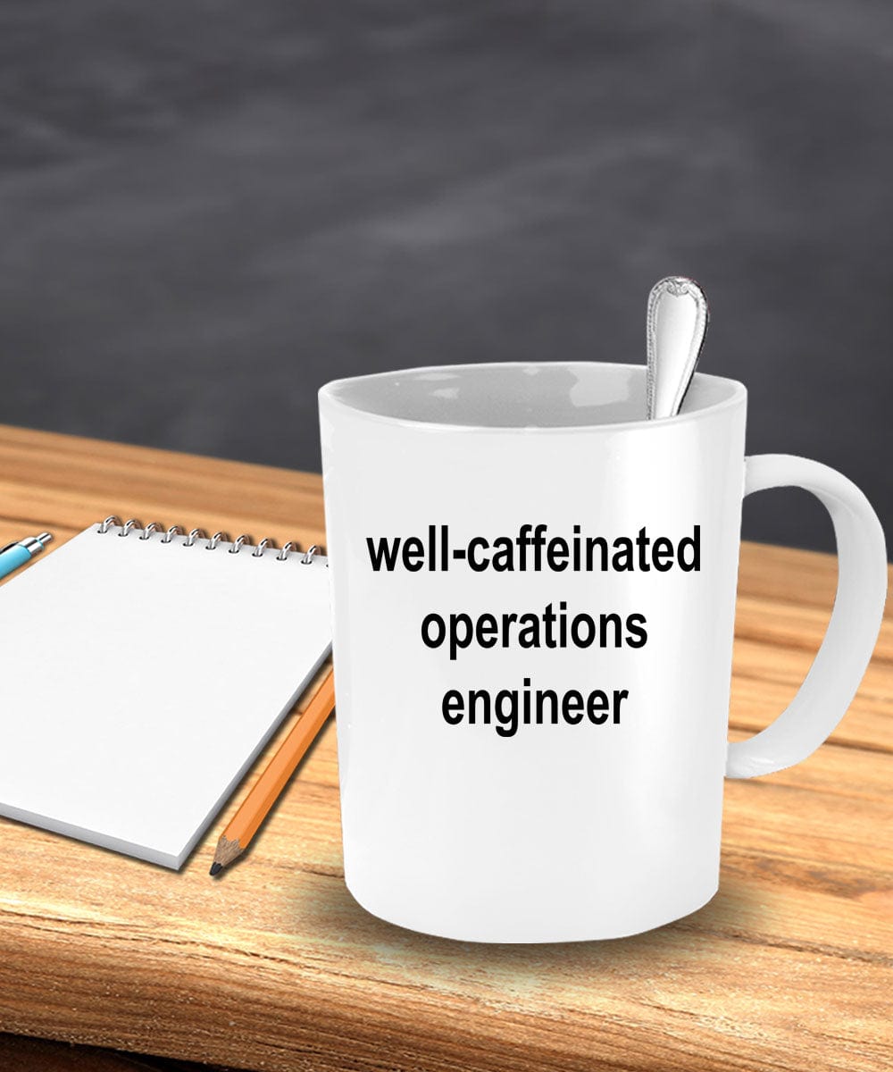 Operations Engineer White Ceramic Coffee Mug