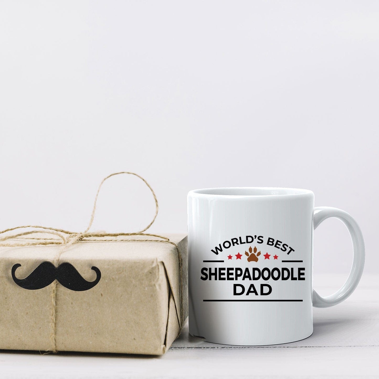 Sheepadoodle Dog Dad Coffee Mug