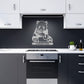 Panda Bear Personalized Metal Art Wall Sign