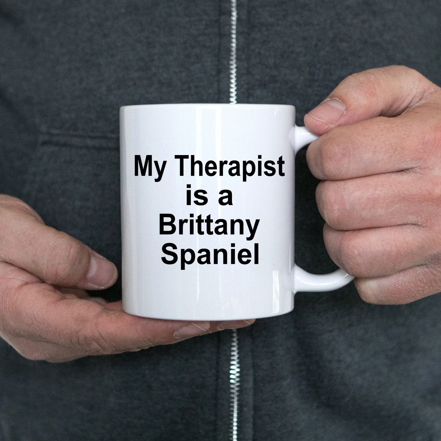 Brittany Spaniel Dog Therapist Coffee Mug