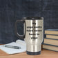 Funny Yoga Travel Mug - My Yoga pants have never been to Yoga