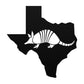 Texas Armadillo Metal Art
