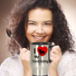 I Love My French Bulldog Gift Stainless Steel Travel Coffee Mug