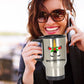 Unicorn Christmas Travel Tumbler Mug