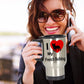 I Love My French Bulldog Gift Stainless Steel Travel Coffee Mug