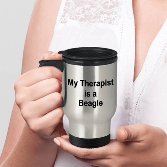 Beagle Dog Therapist Travel Coffee Mug